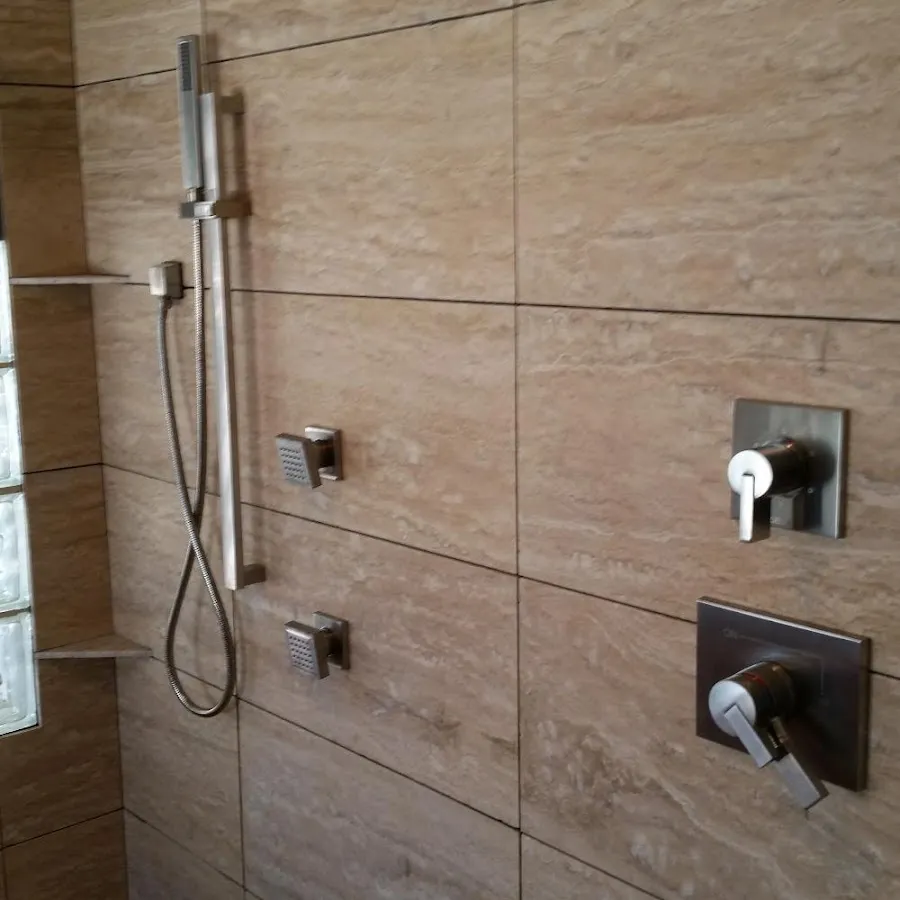 Shower fixture installation for Water Heater Replacement in Clayton